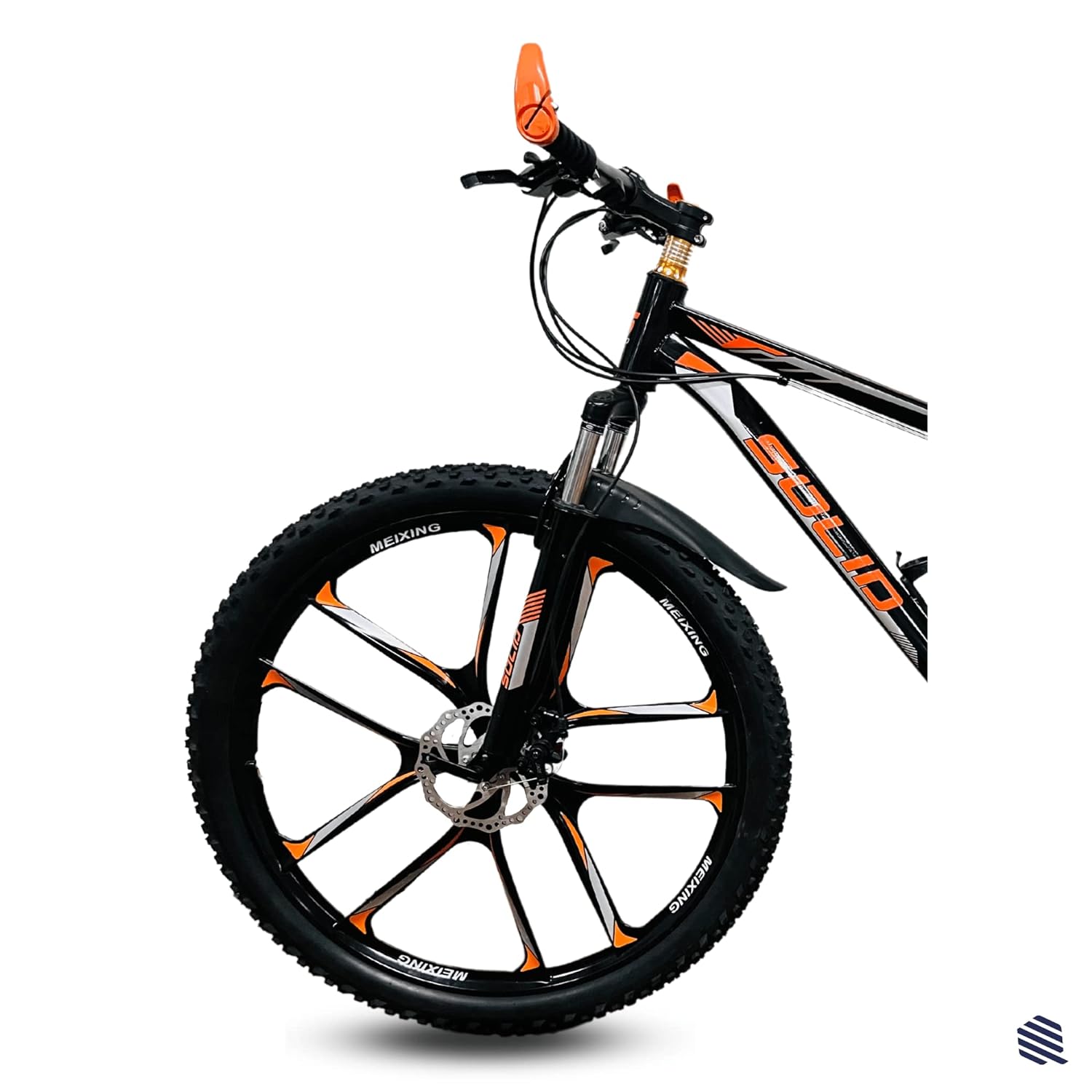 ORANGE SOLID 10S MULTI SPEED MOUNTAIN BIKE