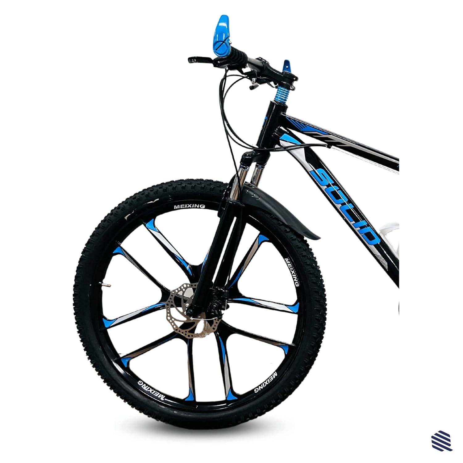 BLUE SOLID 10S MULTI SPEED MOUNTAIN BIKE