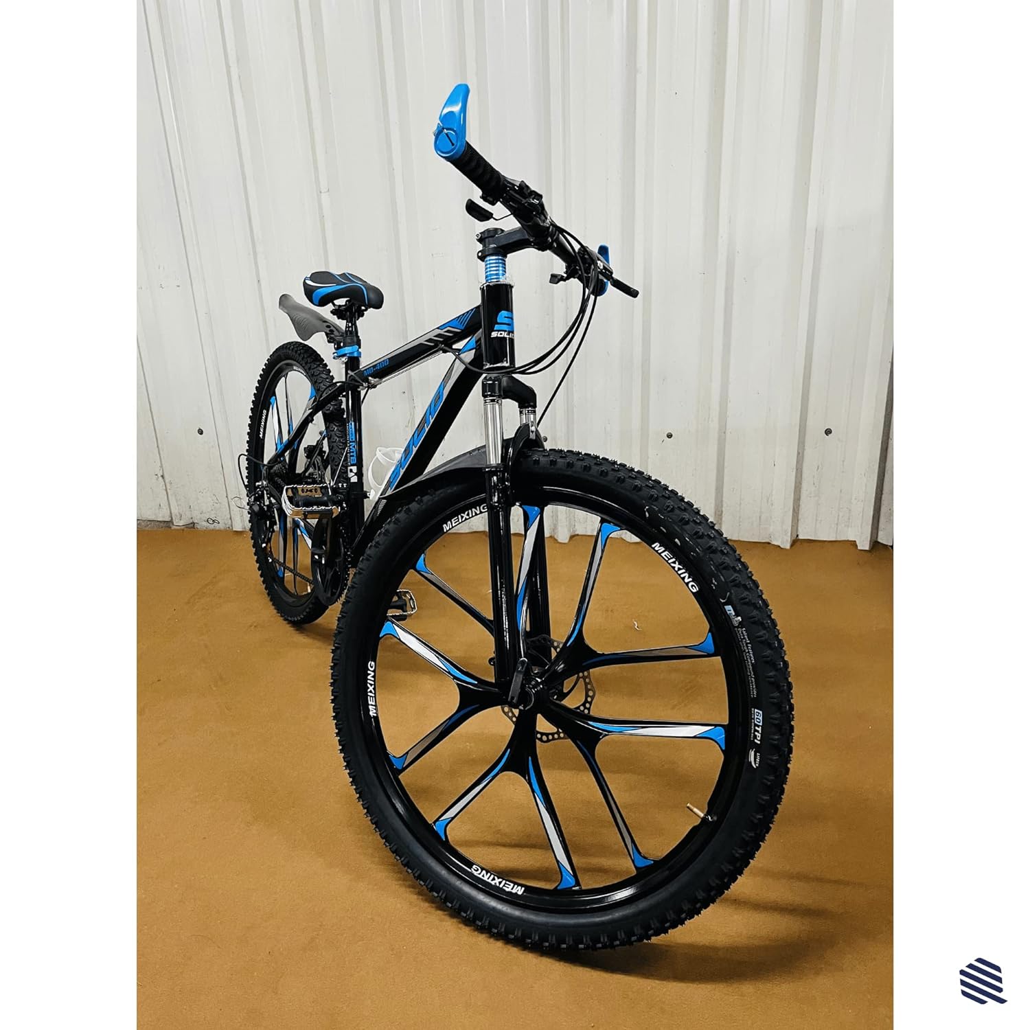 BLUE SOLID 10S MULTI SPEED MOUNTAIN BIKE