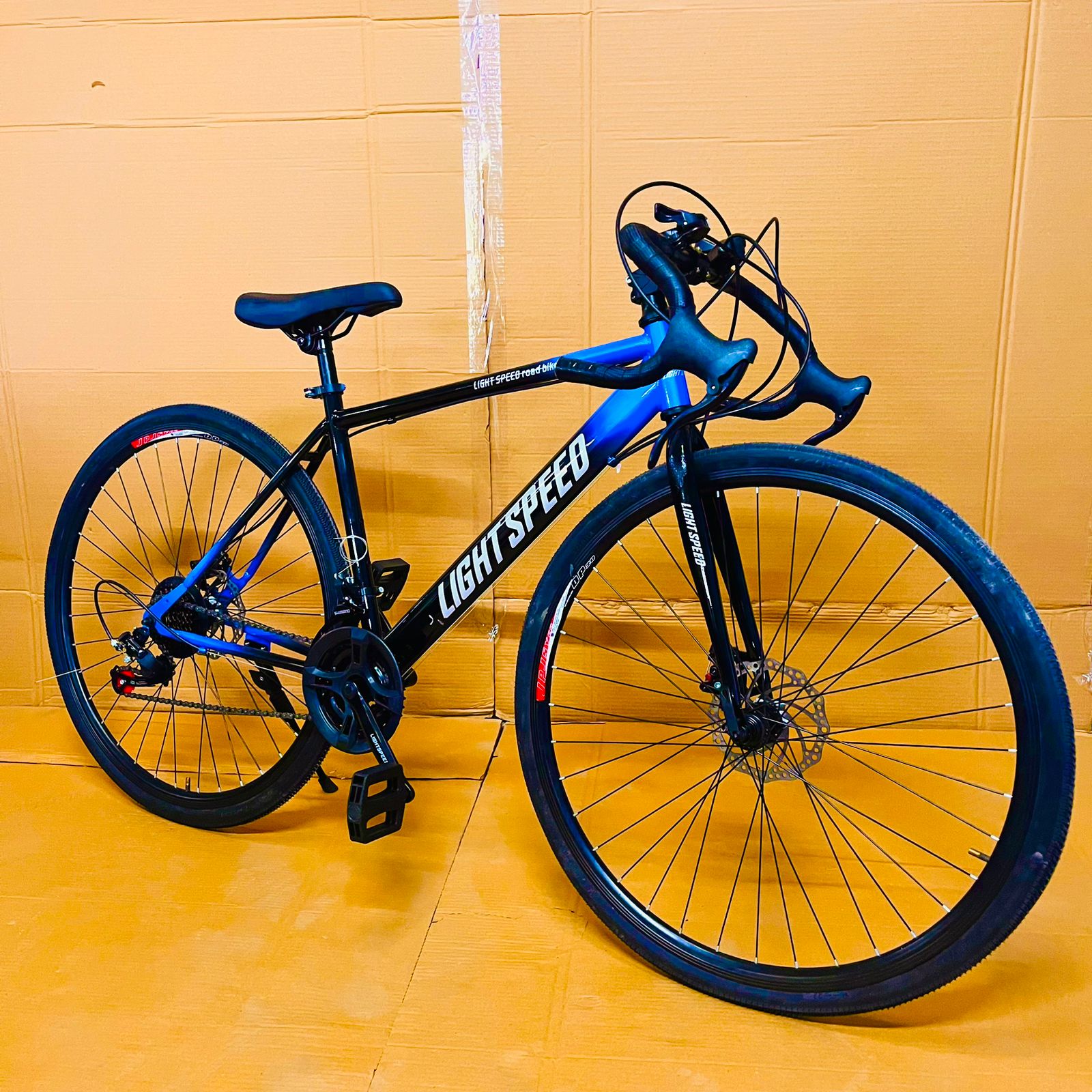 QUESEC Rides Light Speed Road Bike Dual disc Brakes S.Blule Quesec Rides