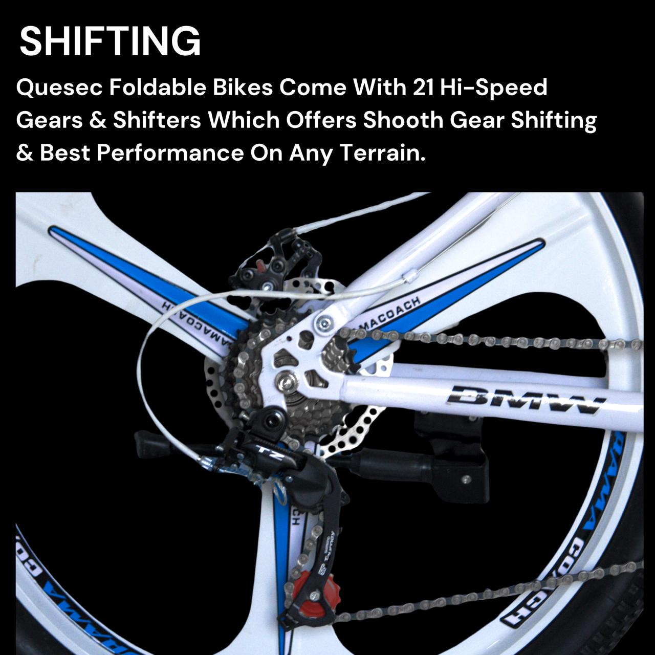 Bmw 21 gear foldable cycle discount
